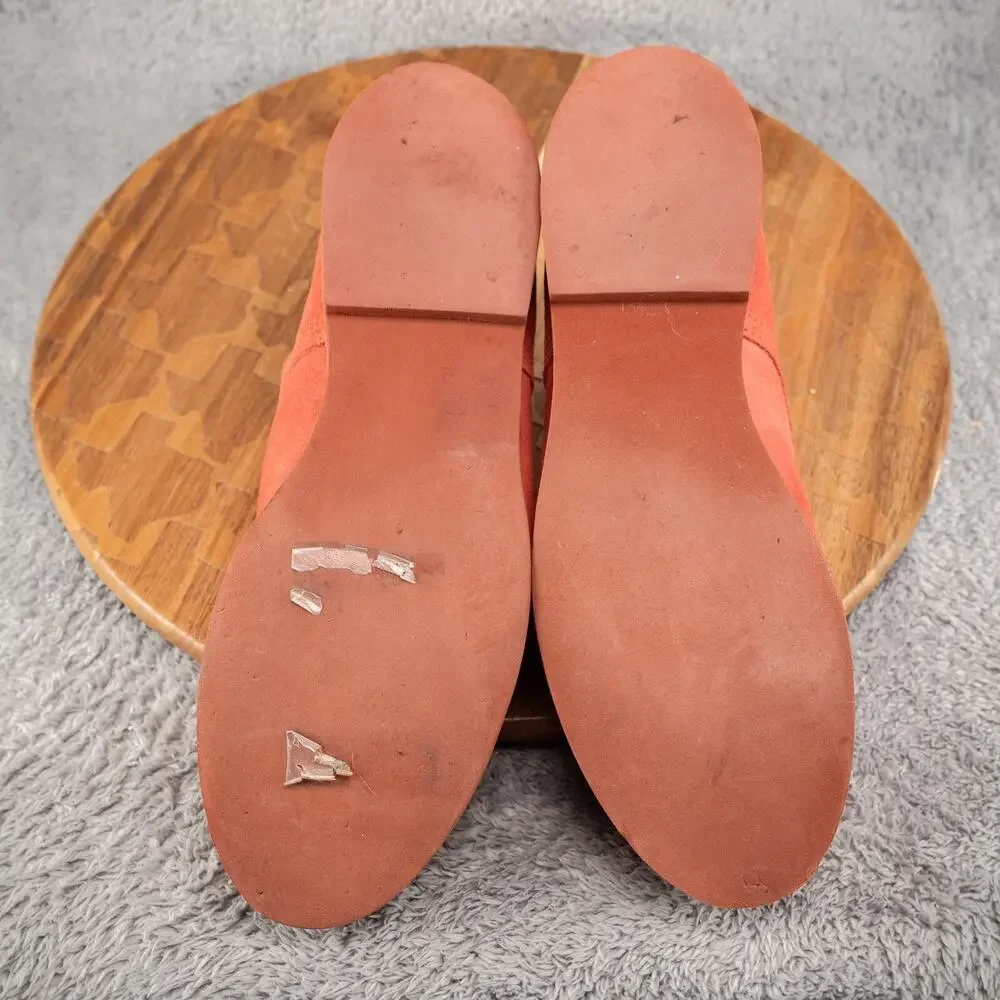 WALK-OVER Men's Derby Oxford Vintage Peach Salmon Suede Shoes Sz 9 M‎